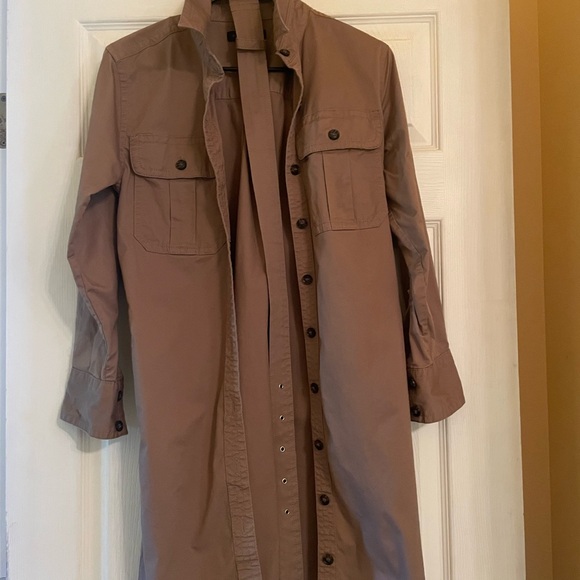 Banana republic belted khaki shirt dress Pxs - Picture 1 of 6